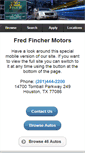 Mobile Screenshot of fredfinchermotors.com